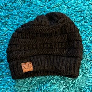 C.C Teal Crochet Beanie Hat, One Size Fits Most